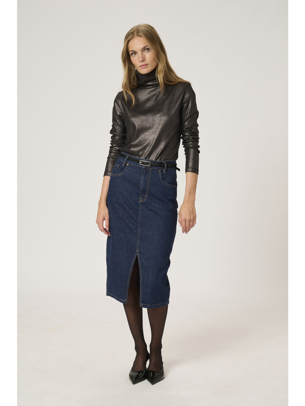 My Essential Wardrobe - KaliraMW Rollneck Blouse