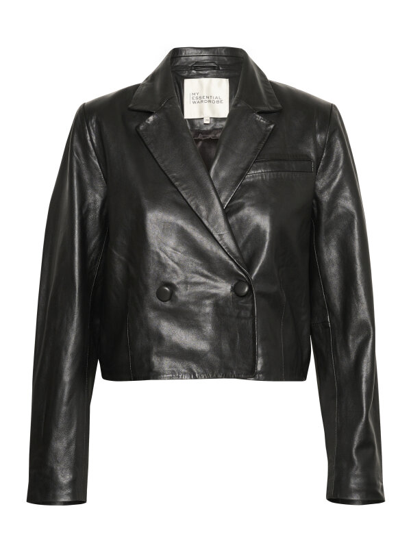 My Essential Wardrobe - AkelaMW Leather Short Blazer