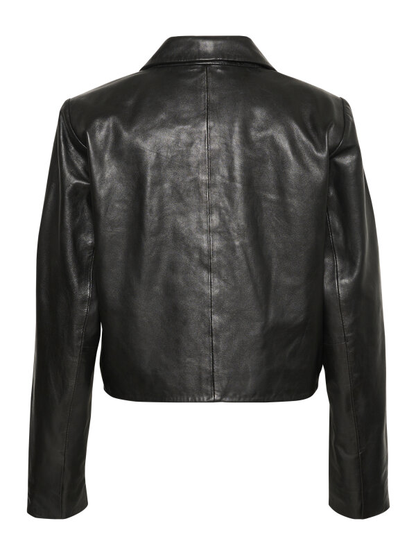 My Essential Wardrobe - AkelaMW Leather Short Blazer