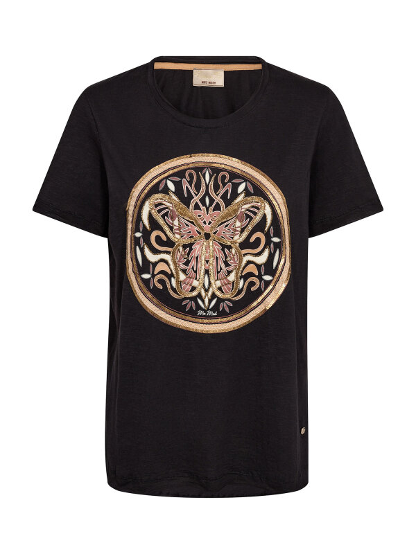 Mos Mosh - MMFiona O-SS Embroidery T-shirt