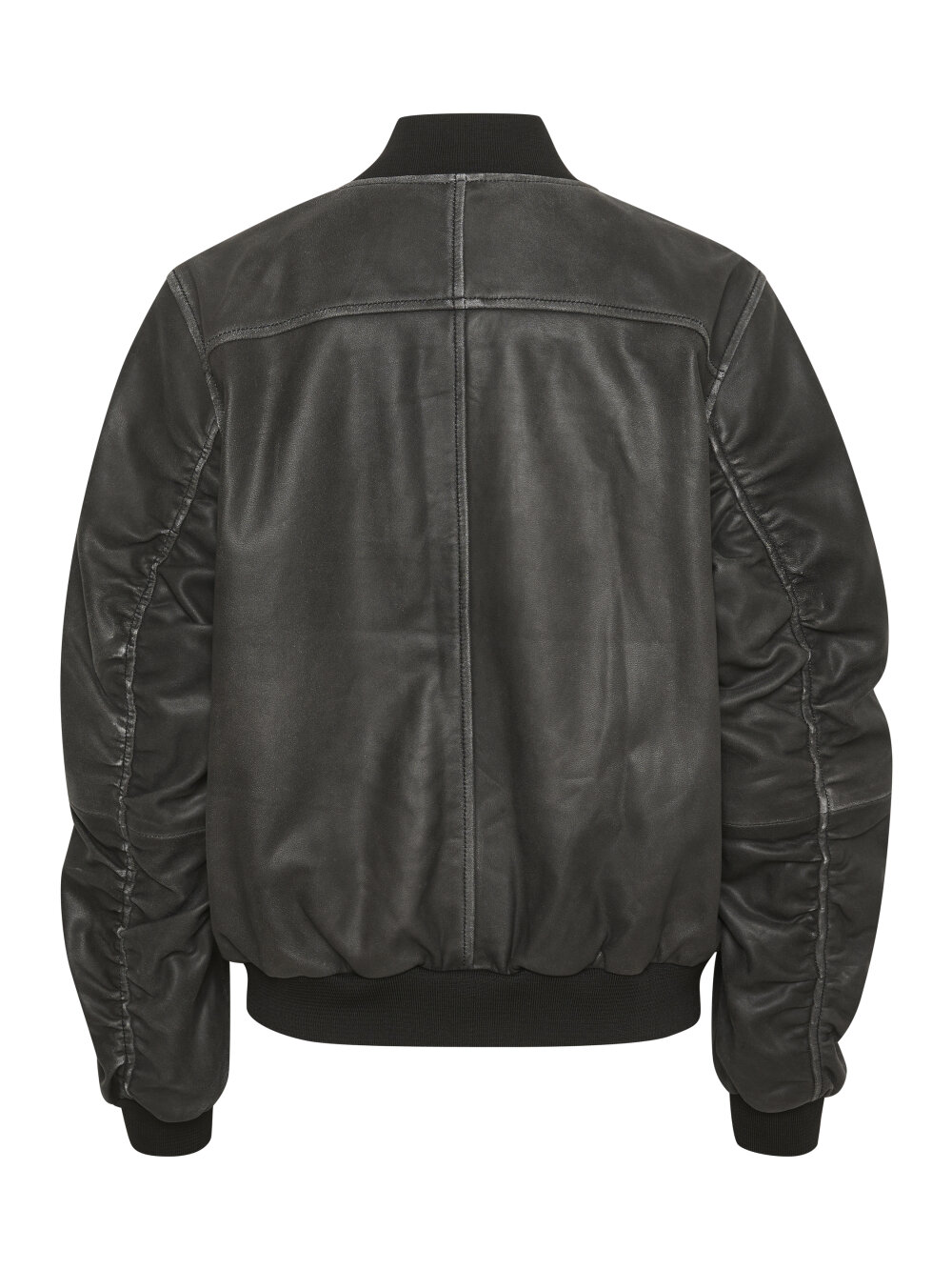 My Essential Wardrobe - GiloMW Leather Bomber Jacket