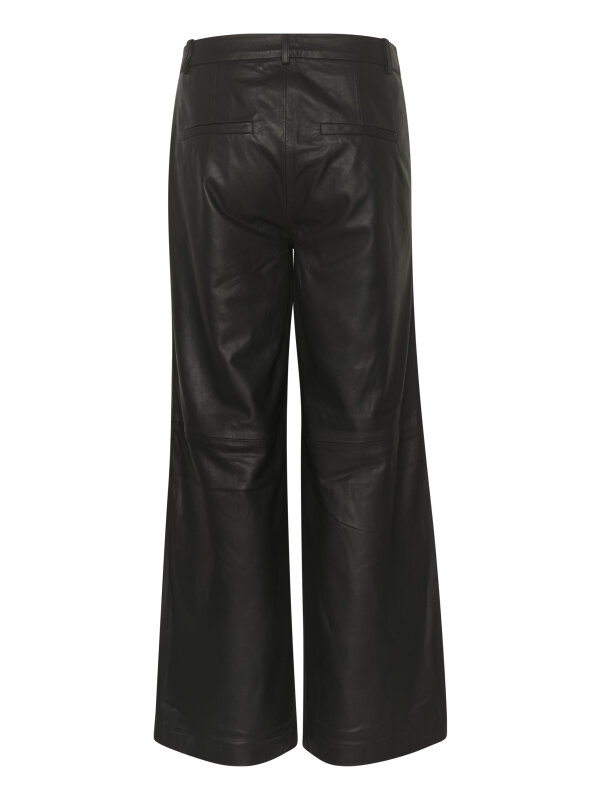 My Essential Wardrobe - GittaMW Leather Wide Pant