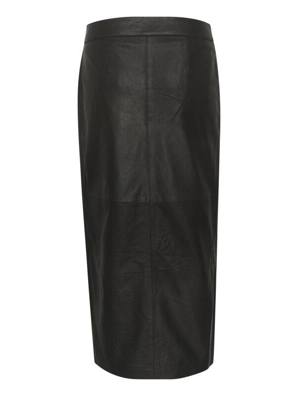 My Essential Wardrobe - GittaMW Leather Wrap Skirt