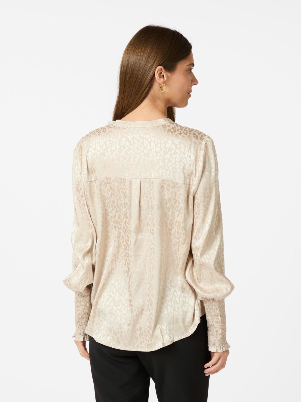 Neo Noir - Landa Leo Jacquard Bluse