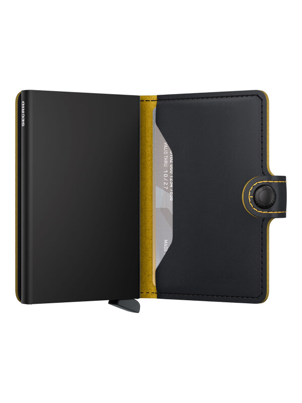 Secrid - Miniwallet Matte Black & Ochre