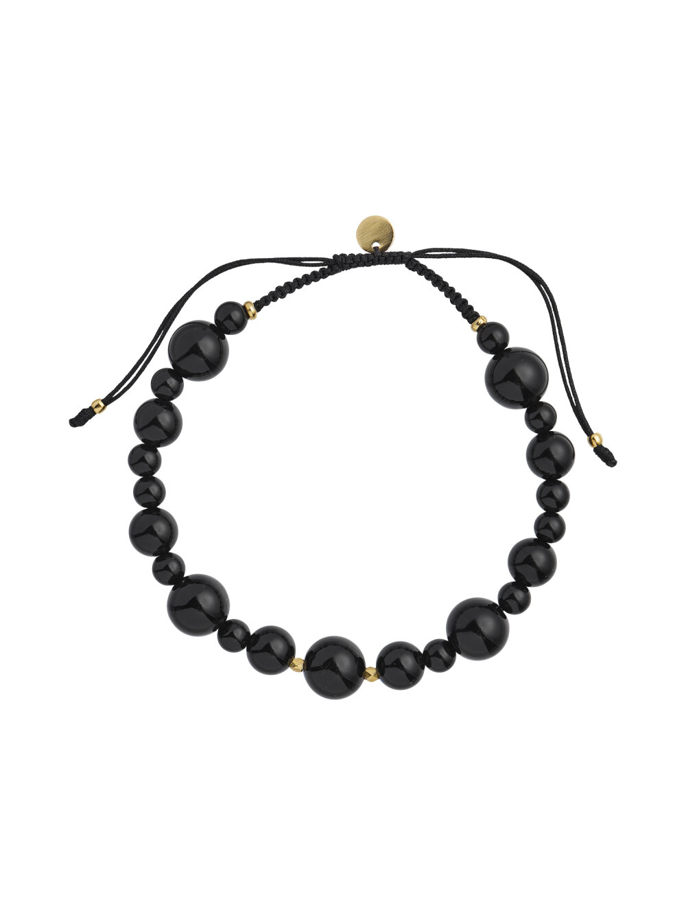 Stine A - Cherrie Bon Bon Armbånd - Black Onyx