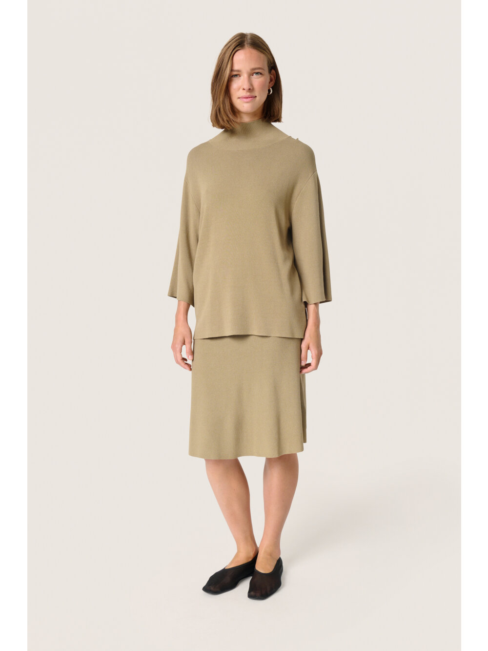 Soaked In Luxury - SLIndianna High Neck Pullover