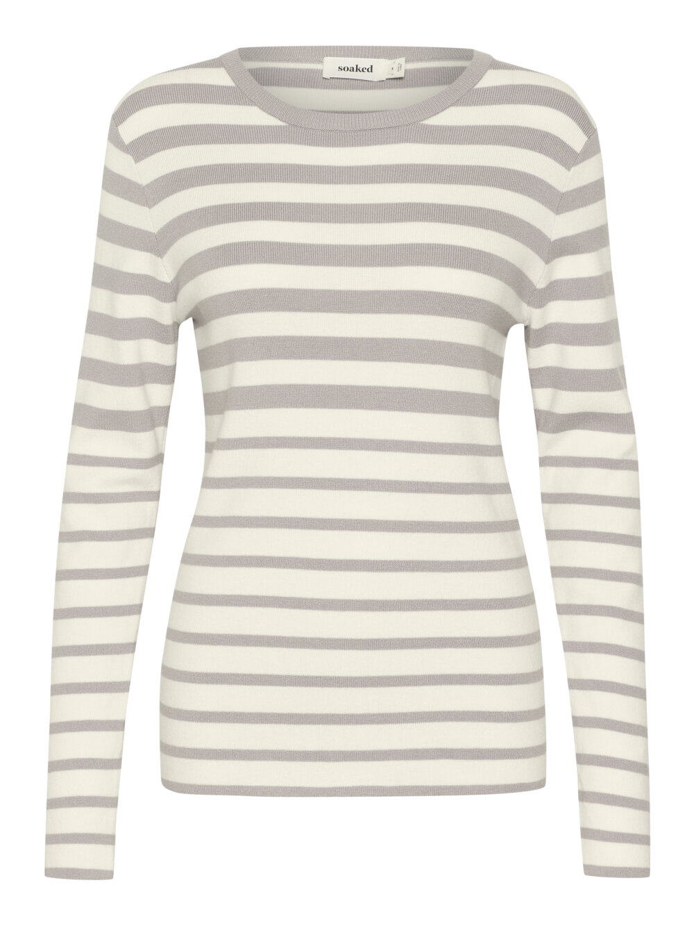 Soaked In Luxury - SLSpina Striped Crew Neck Pullover