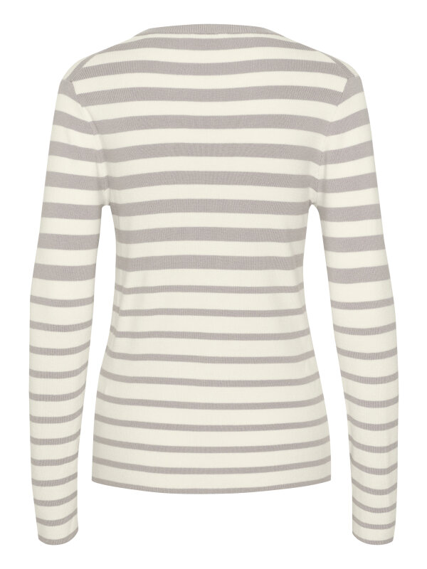 Soaked In Luxury - SLSpina Striped Crew Neck Pullover