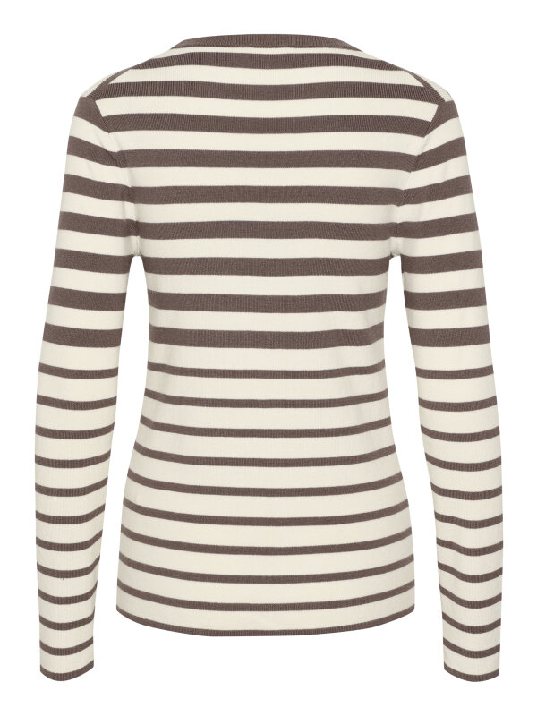 Soaked In Luxury - SLSpina Striped Crew Neck Pullover