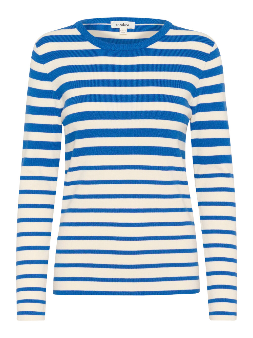 Soaked In Luxury - SLSpina Striped Crew Neck Pullover