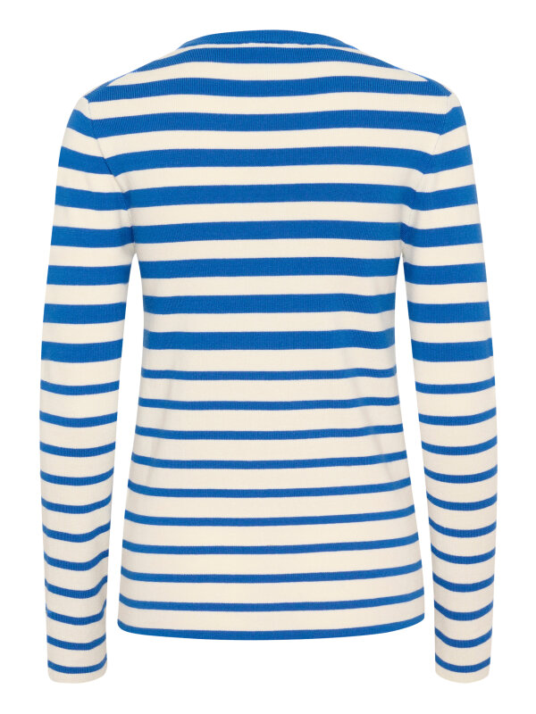 Soaked In Luxury - SLSpina Striped Crew Neck Pullover