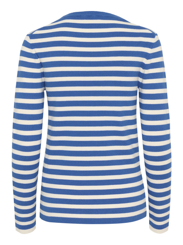 Soaked In Luxury - SLSpina Striped Crew Neck Pullover