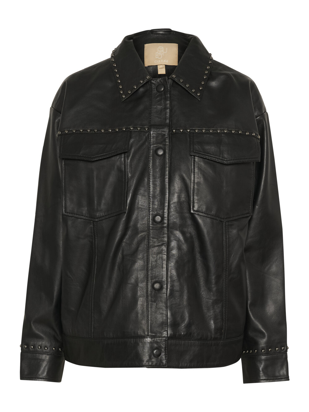 Culture - CUclaudette Canja Leather Jacket