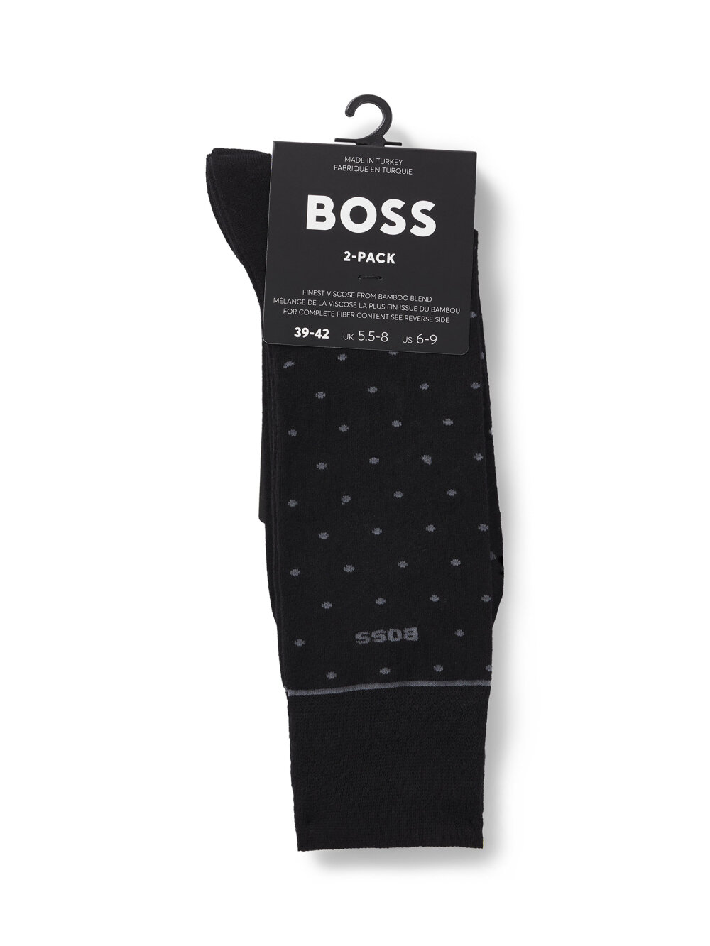 Hugo Boss - 2P RS Dots VI Bamboo Strømper