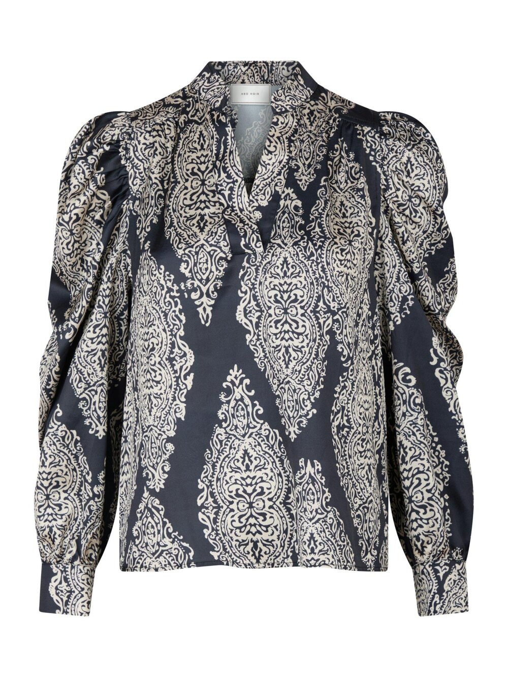 Neo Noir - Rosslyn Paisley Drop Bluse