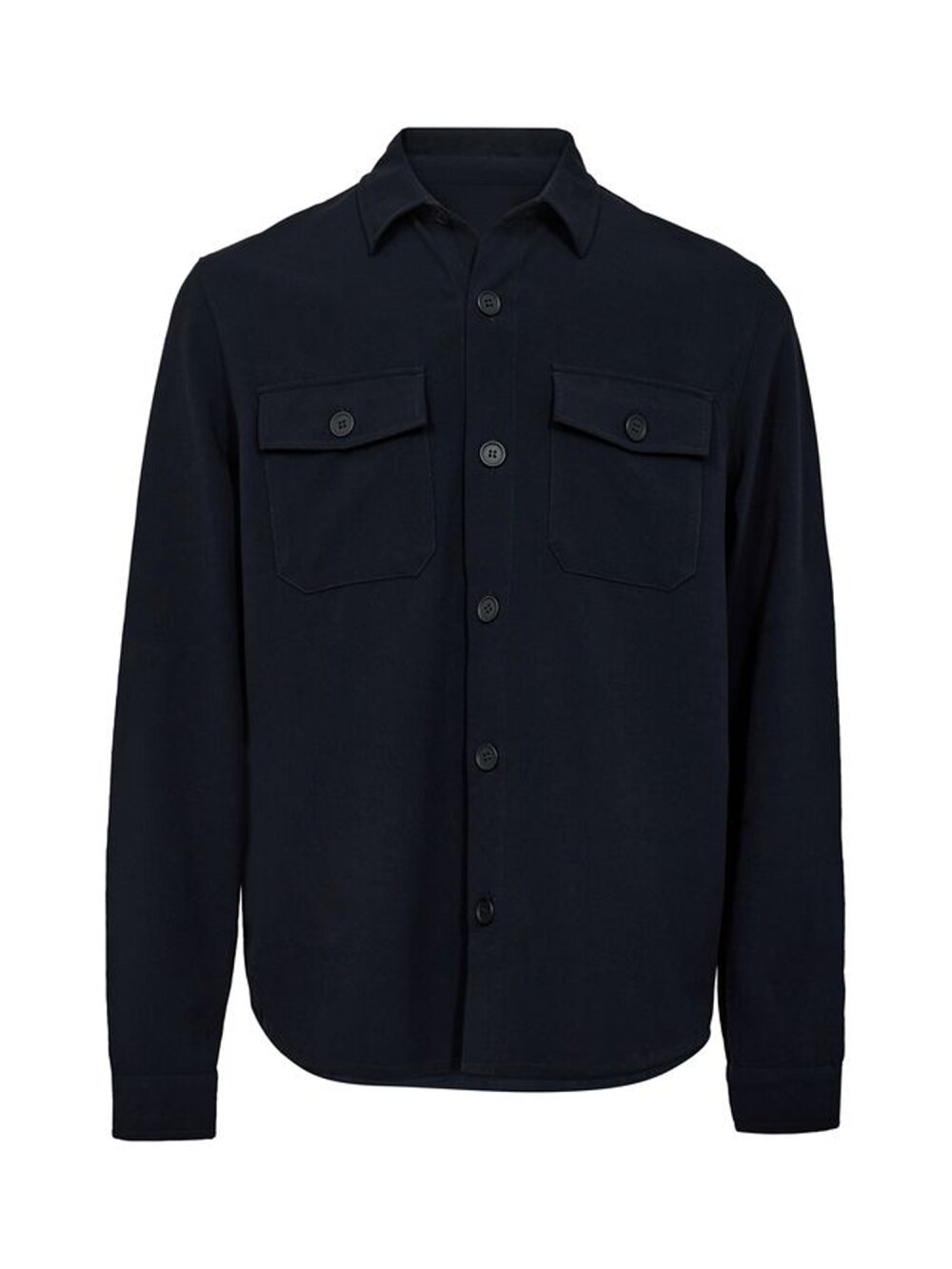 Gino Marcello - Solid modern fit Overshirt