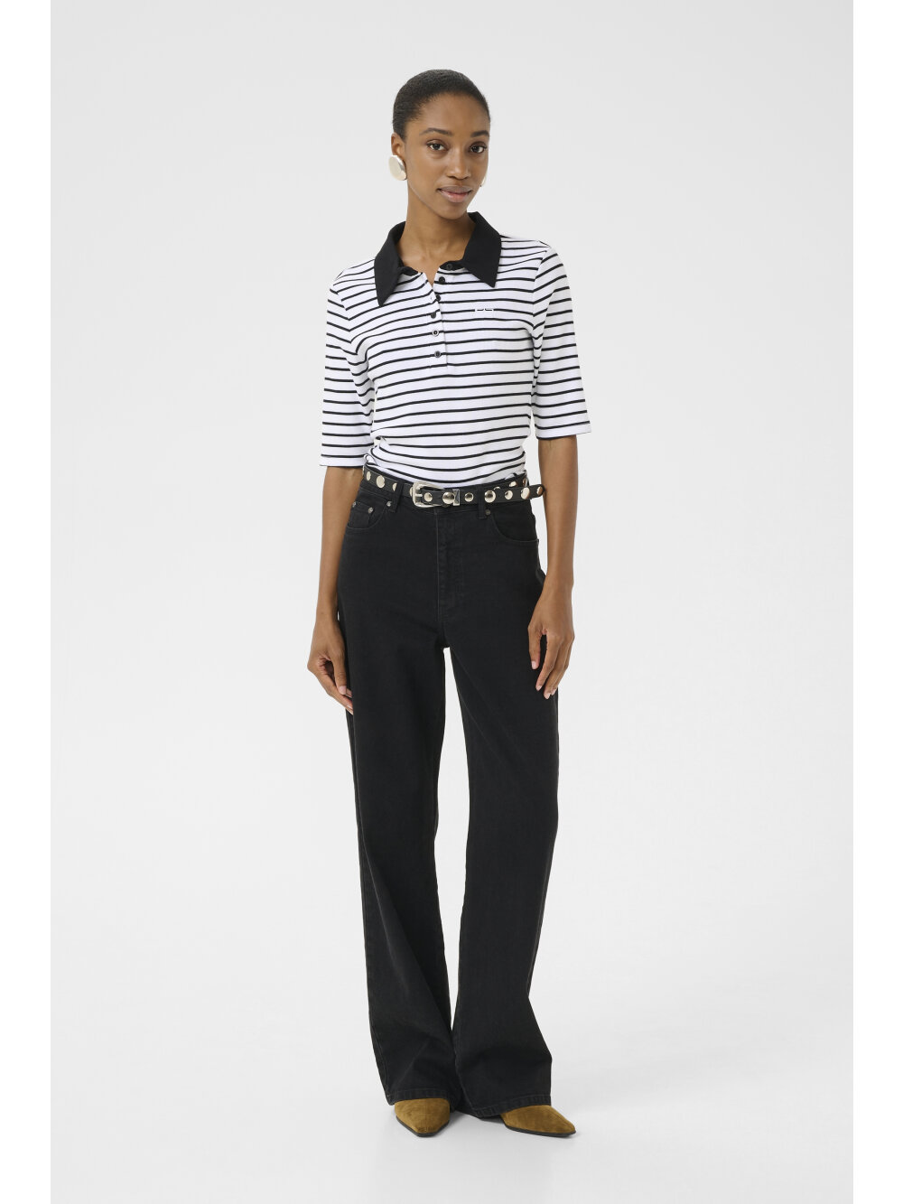 Gestuz - GZdrew polo striped top