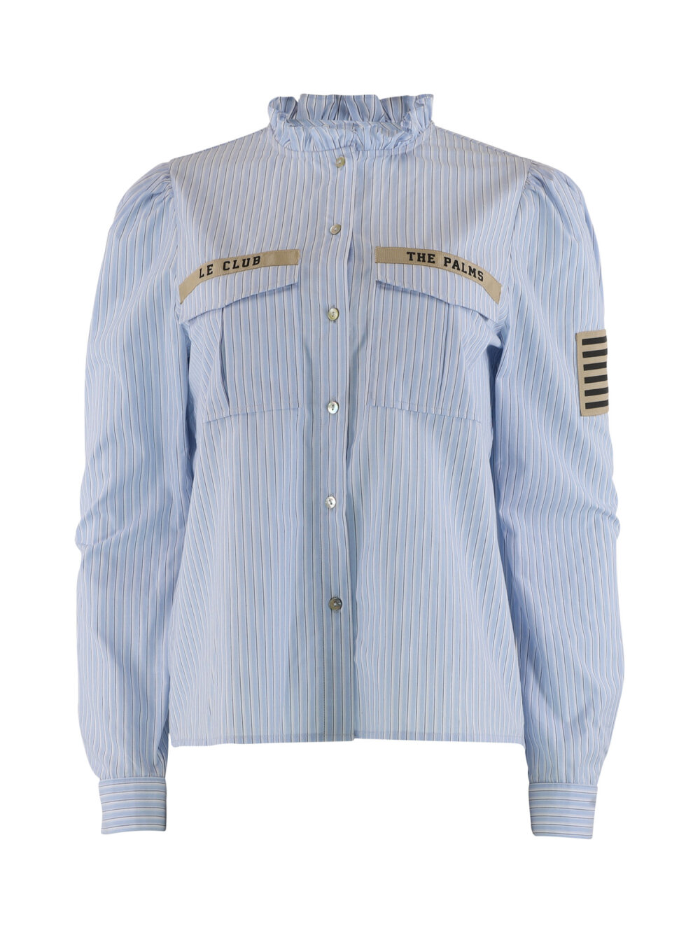 Continue - Mili stripe patch Skjorte