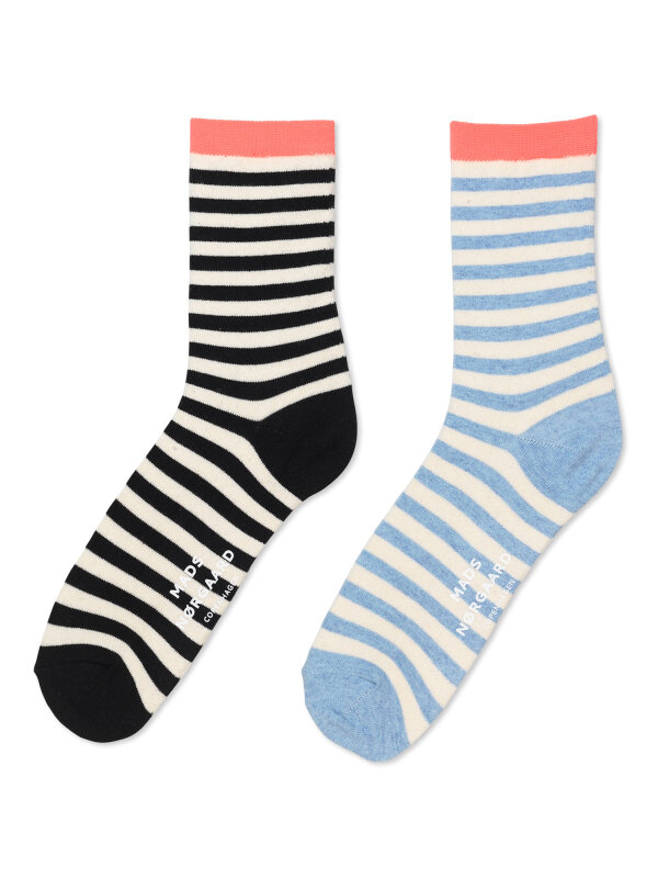 Mads Nørgaard - Socks Pair Stripe Mix Strømper