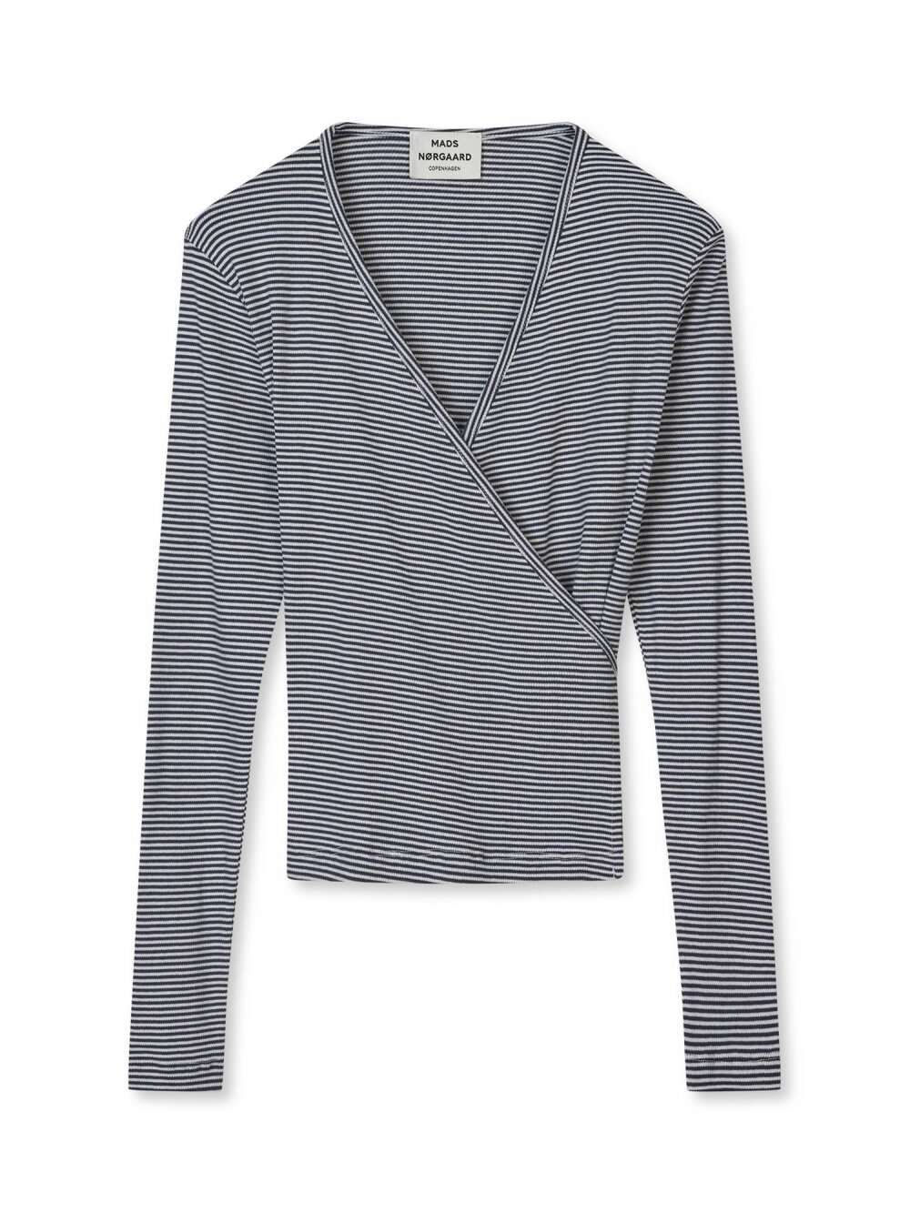 Mads Nørgaard - 2x2 Cotton Stripe Susi LS Top