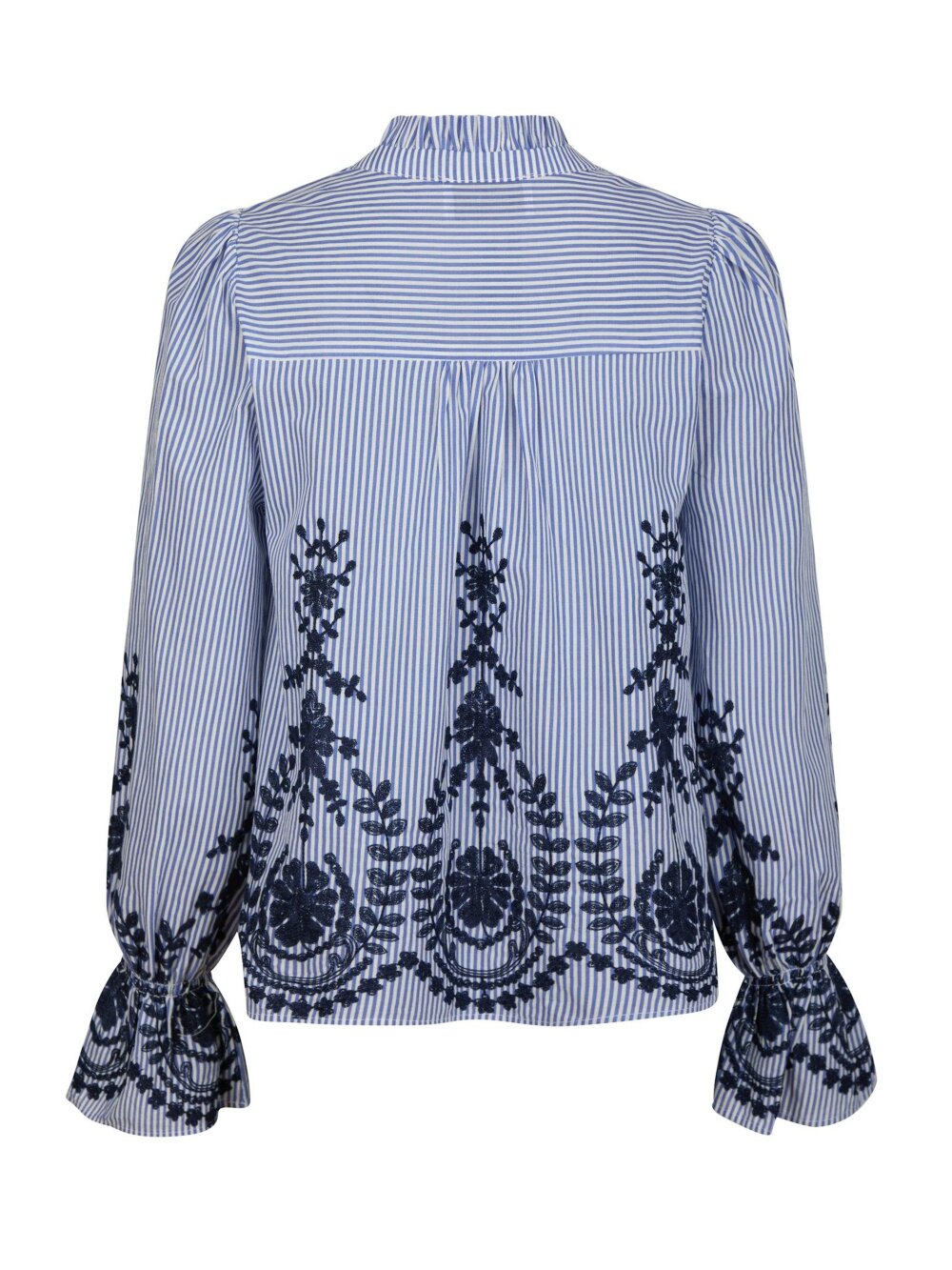 Neo Noir - Amara Stripe Emb Bluse