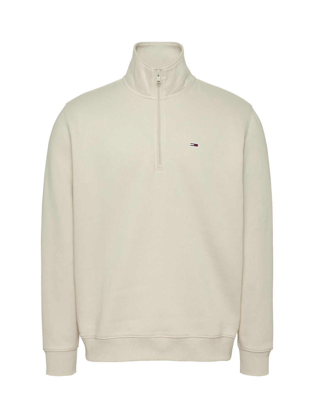 Tommy Jeans - TJM REG FLEECE 1/4ZIP MOCK Strik