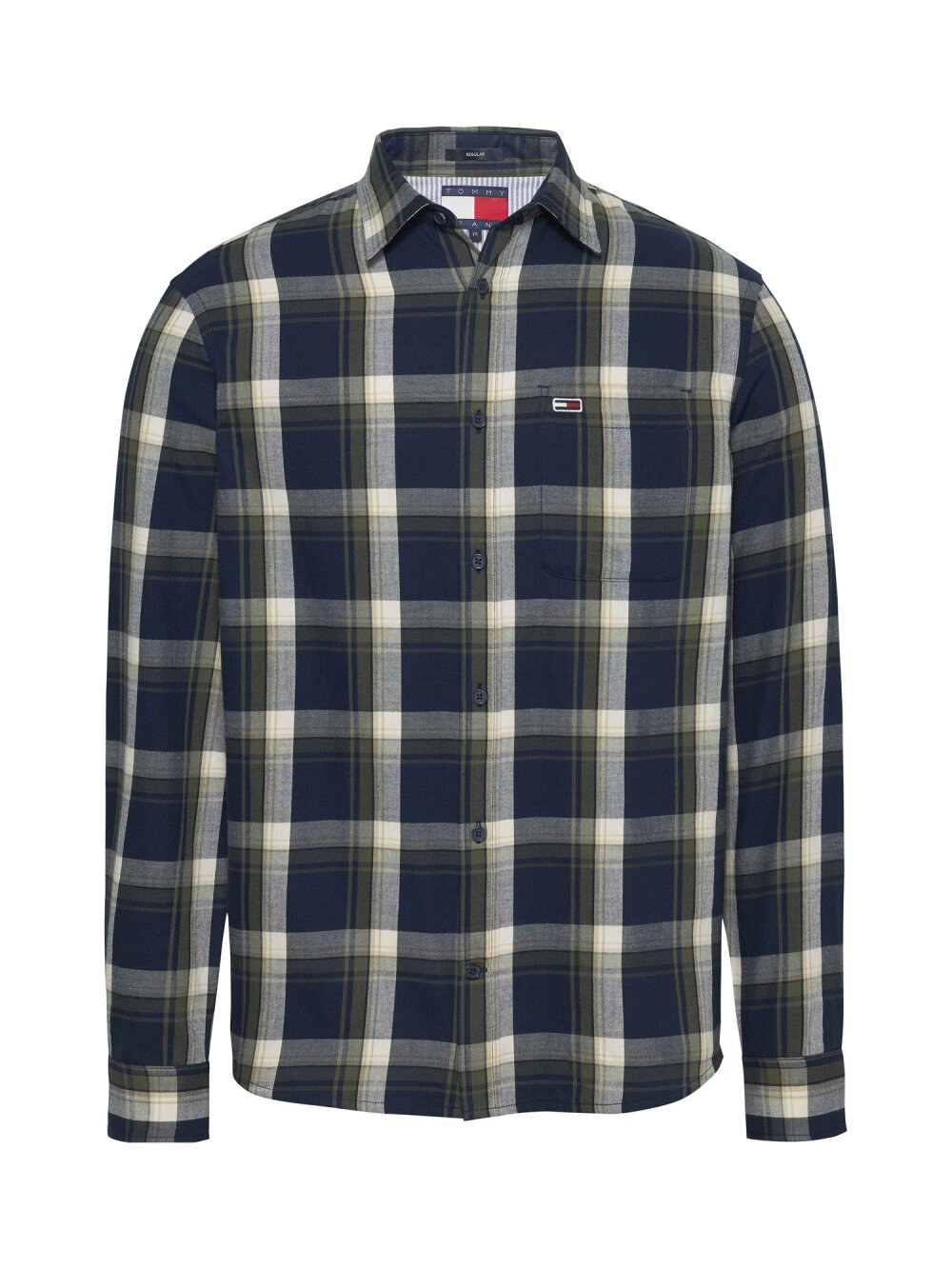 Tommy Jeans - TJM REG CHECK FLANNEL Skjorte