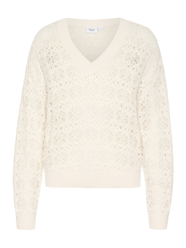 Saint Tropez - JunaSZ V-Neck Pullover Strik