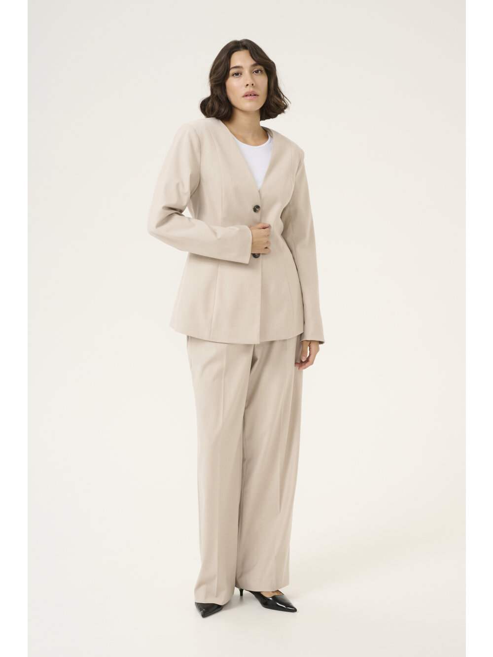 Kaffe - KAvindy Collarless Blazer