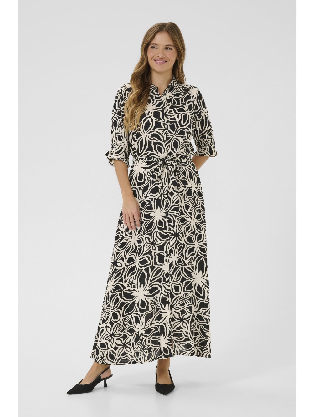 Kaffe - KAmira Plain Weave Dress Printed