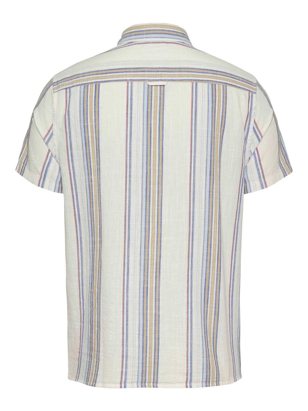 Tommy Jeans - TJM REG SLUB STRIPE SS Skjorte