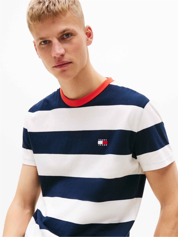 Tommy Jeans - TJM REG BOLD  STRIPE T-shirt