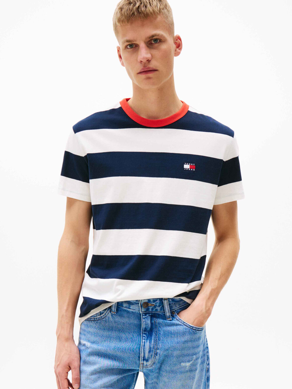 Tommy Jeans - TJM REG BOLD  STRIPE T-shirt