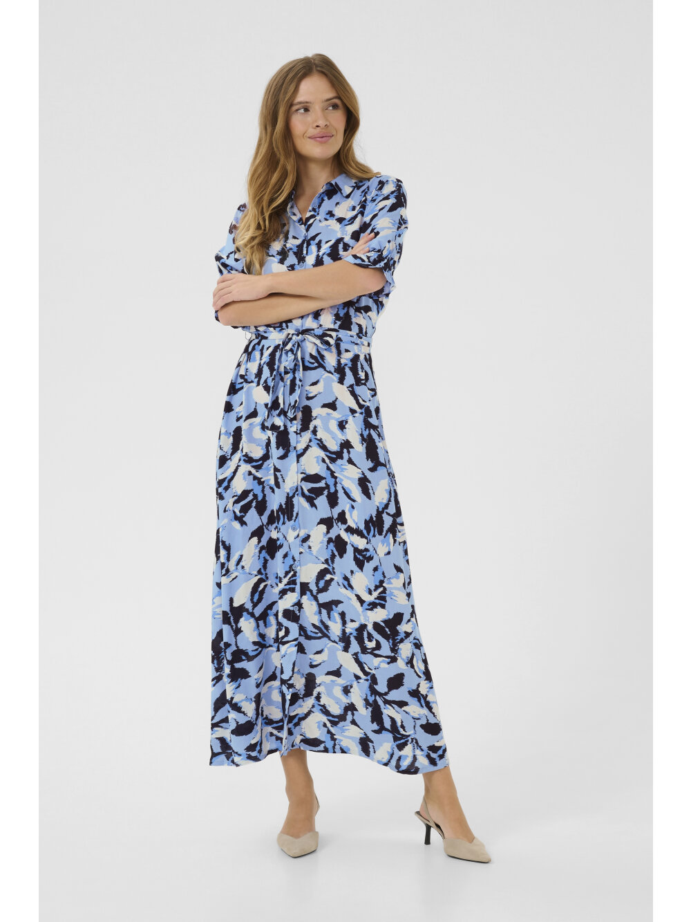 Kaffe - KAmira Plain Weave Dress Printed