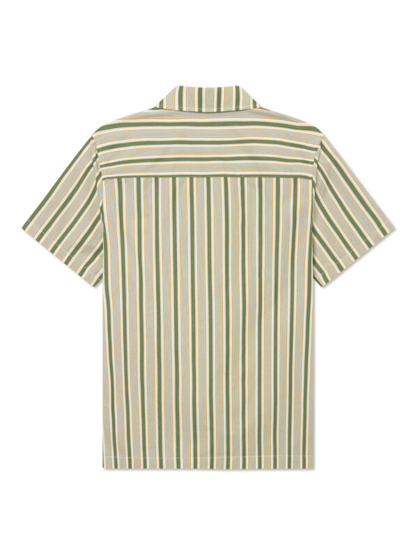 Les Deux - Klark Stripe Poplin SS Skjorte