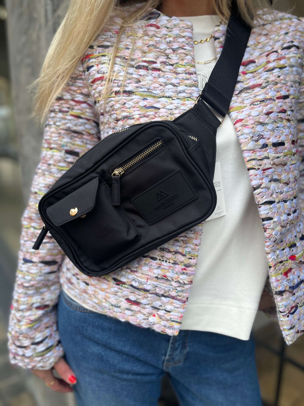 Markberg - DarlaMBG Bum Bag, Monochrome Taske