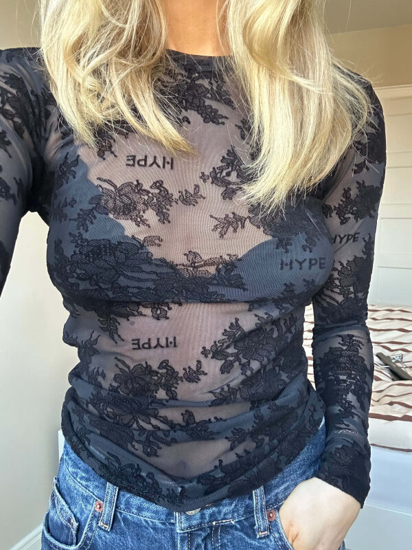 Hype the Detail - 14 850 lace Bluse