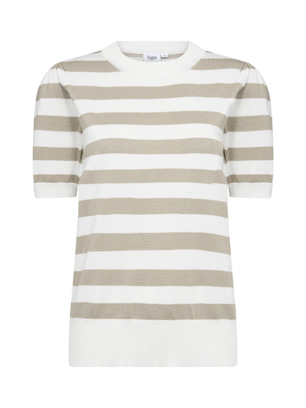 Saint Tropez - MilaSZ SS Block Stripe Bluse