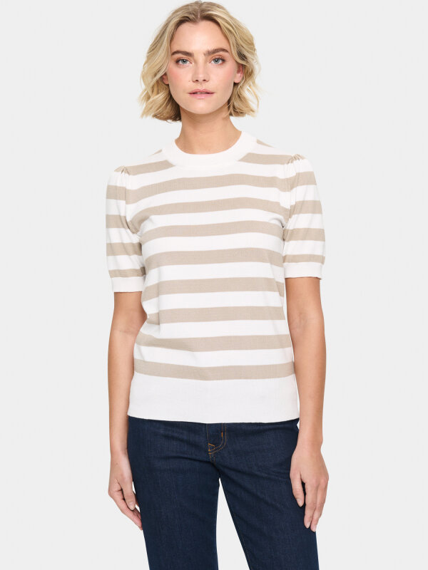 Saint Tropez - MilaSZ SS Block Stripe Pullover