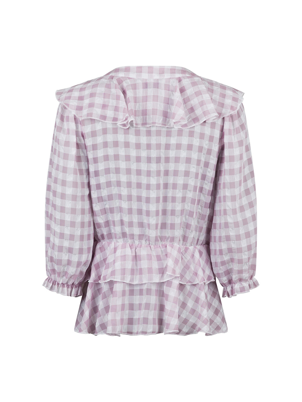 Neo Noir - Besoa Soft Check Bluse