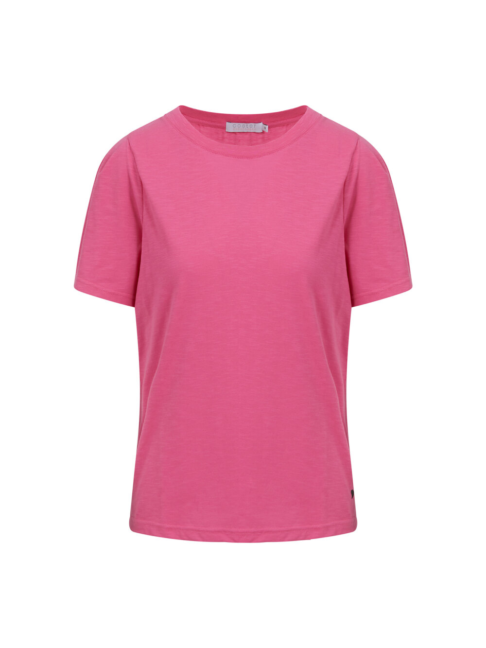 Coster Copenhagen - T-shirt with puff and round ne