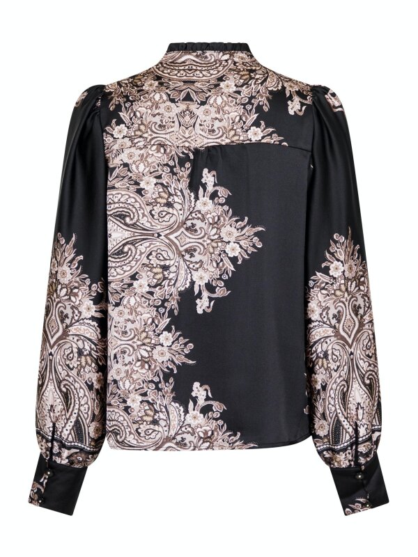 Neo Noir - Massima Paisley Border Bluse