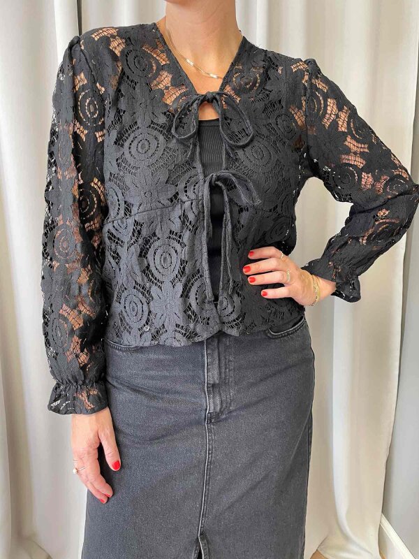 Continue - Elina Big Lace Bluse