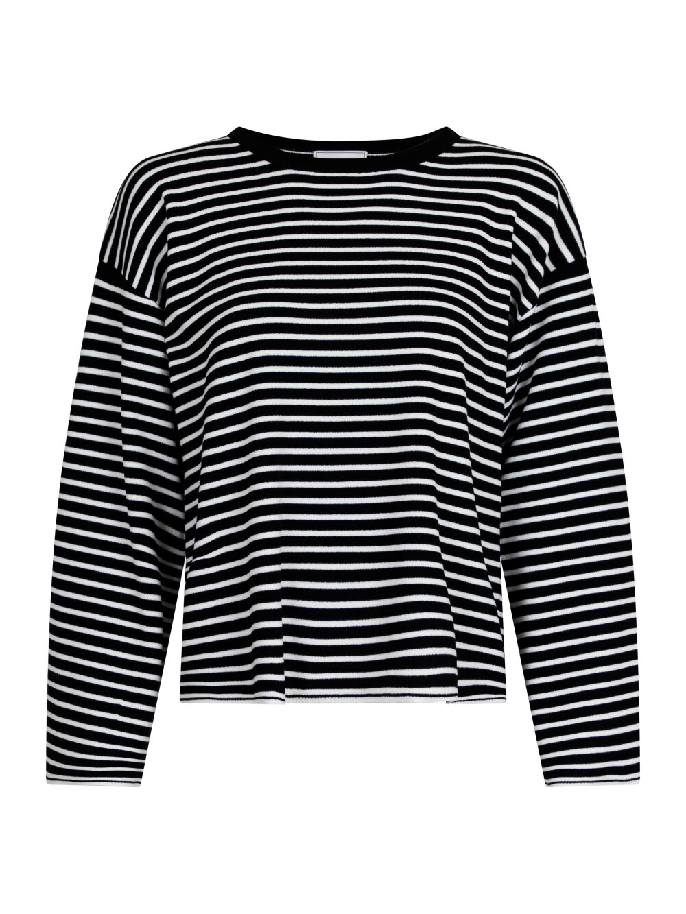 Neo Noir - Enna Stripe Strikbluse 