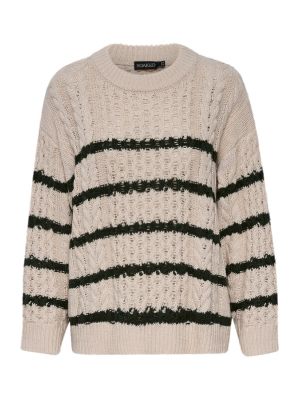 Soaked In Luxury - SLFranna Stripe Pullover Strik