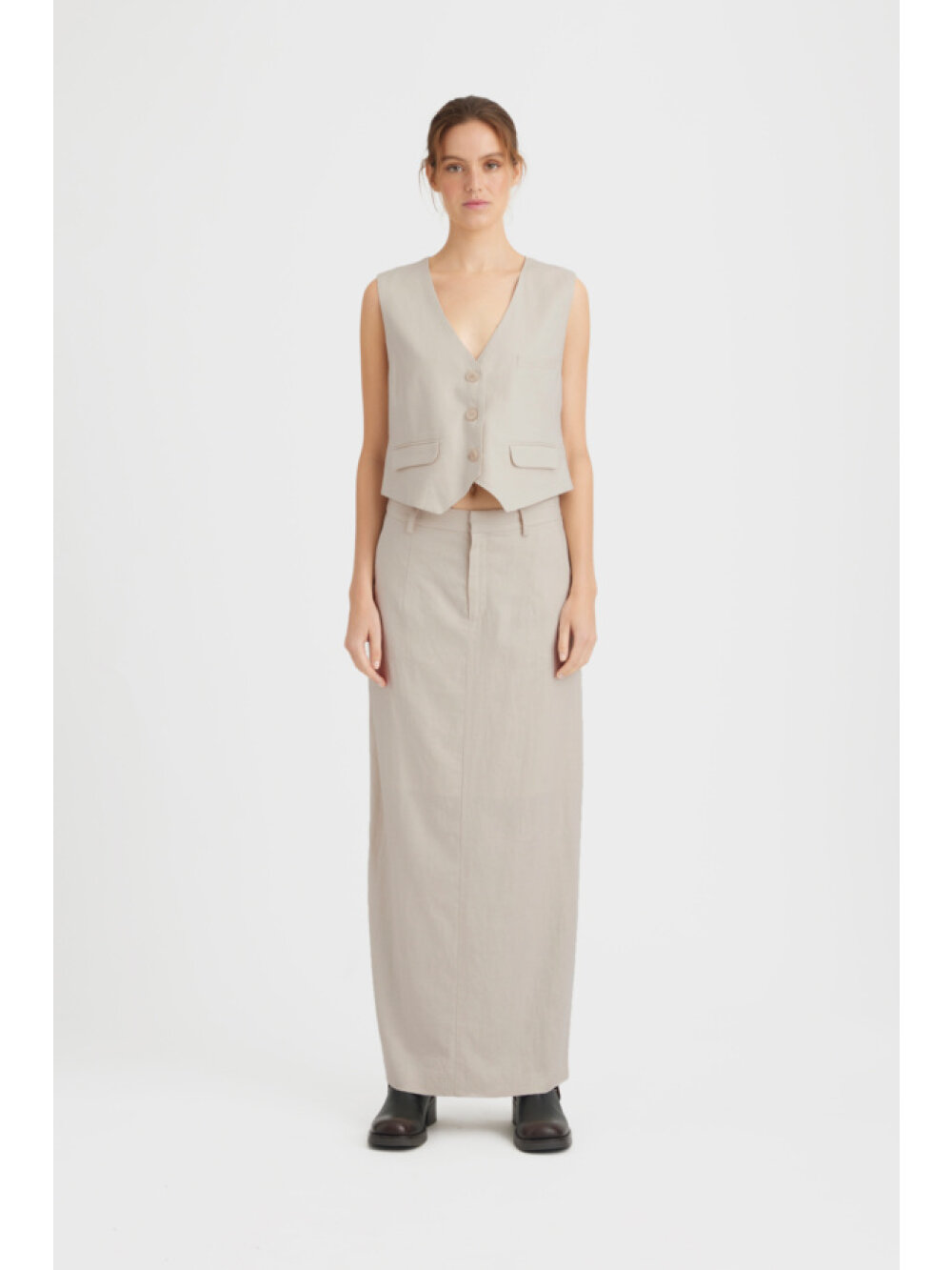 Gestuz - LizaGZ linen HW skirt