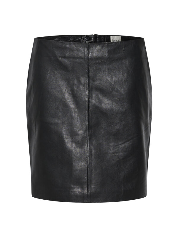 My Essential Wardrobe - 19 THE LEATHER SKIRT Nederdel