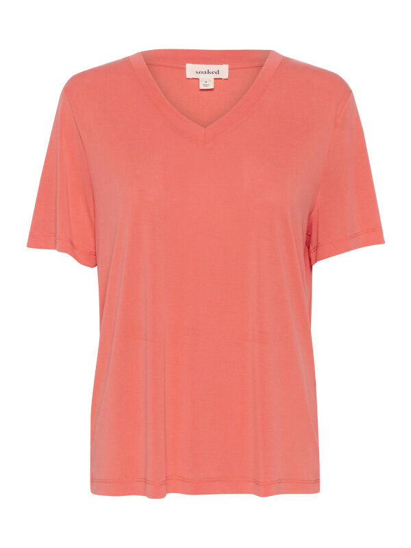 Soaked In Luxury - SLColumbine Loose Fit V-Neck SS T-Shirt