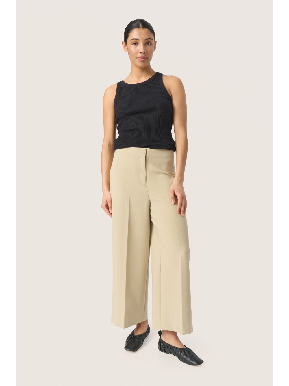 Soaked In Luxury - SLCorinne Wide Cropped Pants